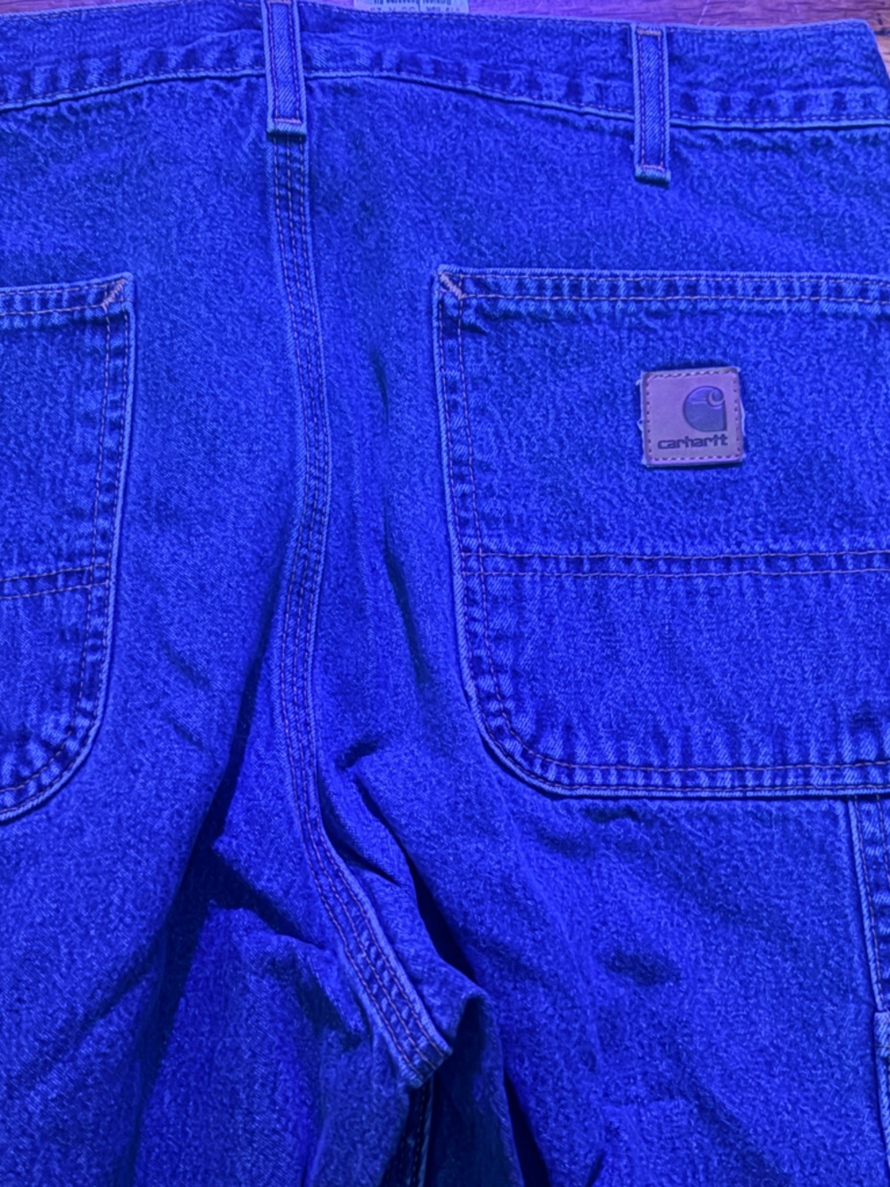 Carhartt Blue Denim Carpenter Pants